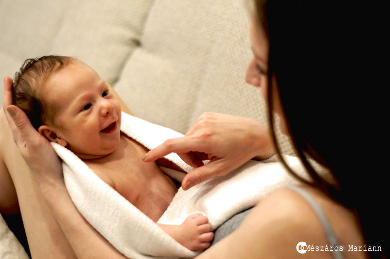 Első babafotók Sipos Lilla kisfiáról