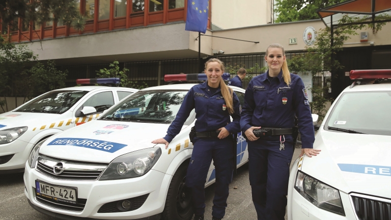 Az őrmesterek. Fotó: André Ildikó / Police.hu