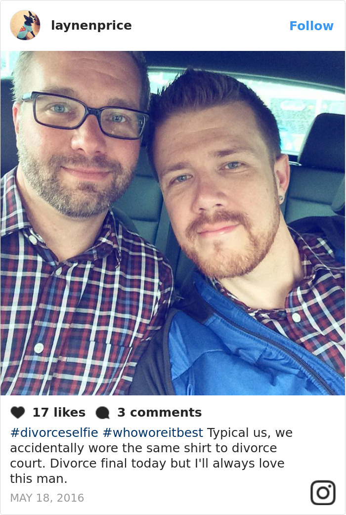 Szelfivel ünneplik a válást a neten