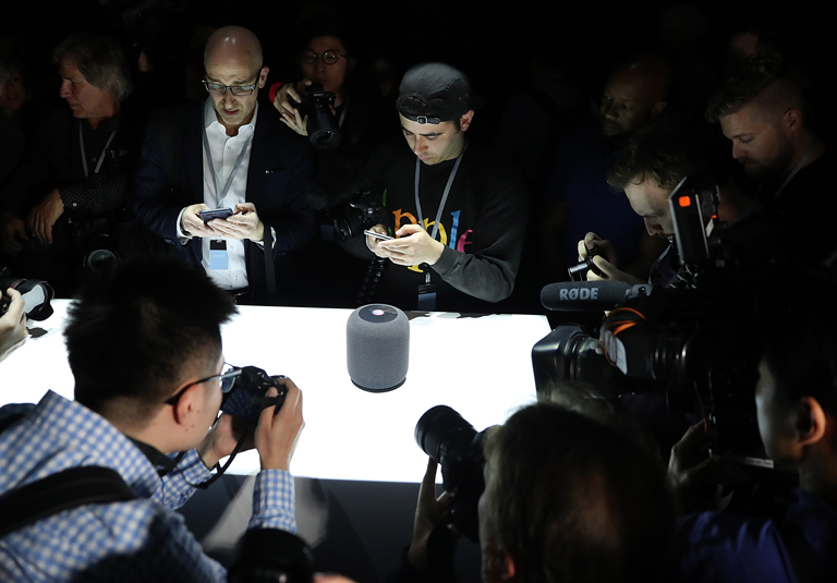 A WWDC-n is az Apple Homepod állt a figyelem középpontjában (Fotó: Getty Images)