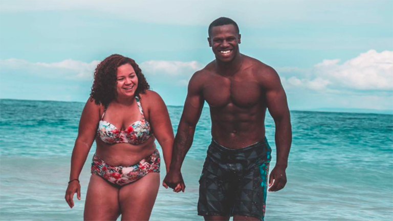 Plus size nőnek lenni egy kigyúrt pasi mellett - őszintén vallott az anyuka