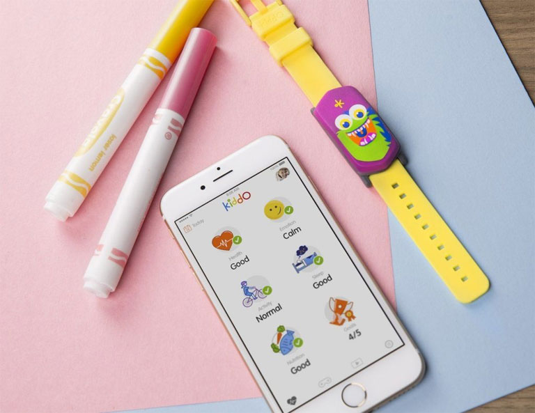 A szülők a telefonjukon kísérhetik figyelemmel gyerekeik aktivitását (Fotó: Good Parents Inc.)