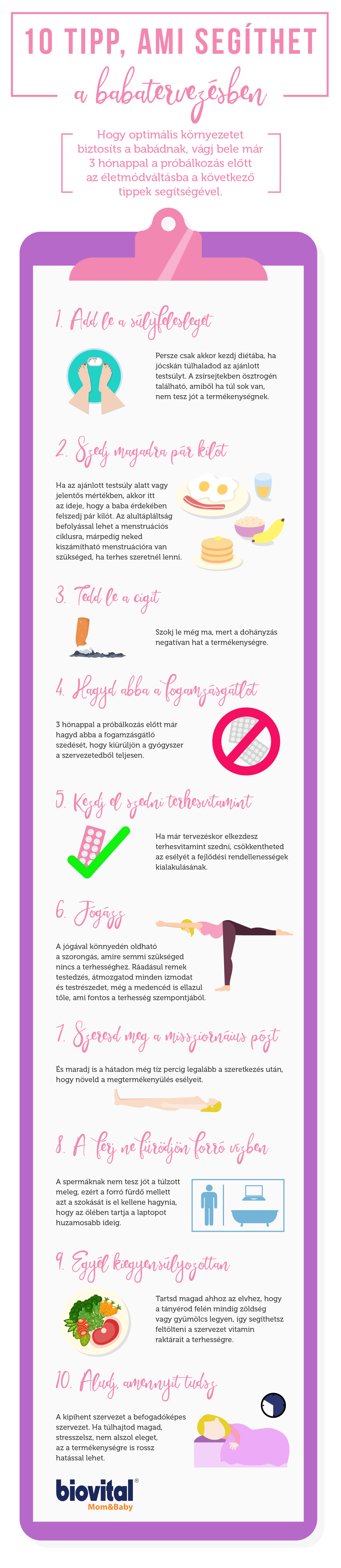 10 okos ötlet segíthet a babatervezésben