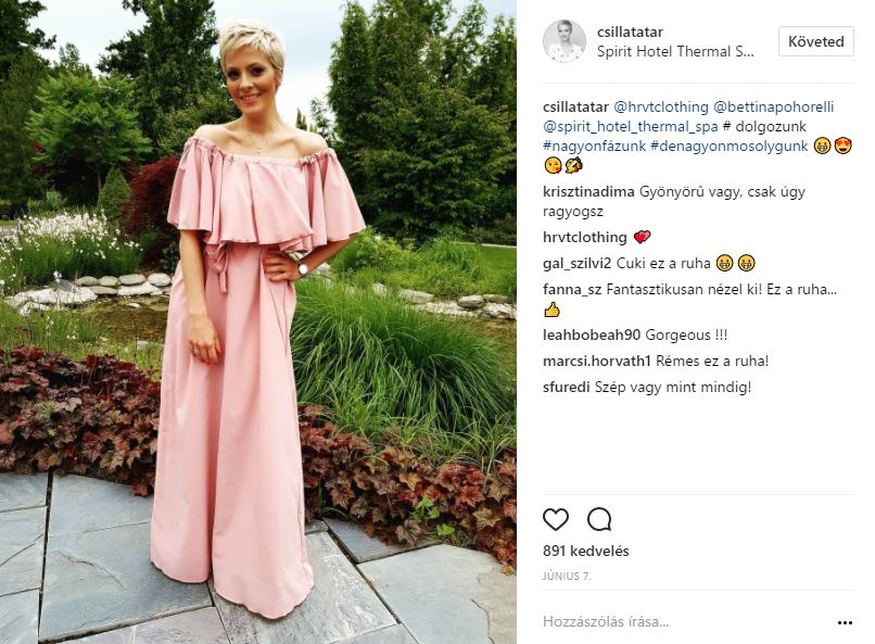 Tatár Csilla ruhája már a Magyarország Szépe felkészítő táborban is mesés volt