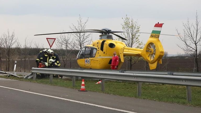 Durva baleset, áll az M3-as