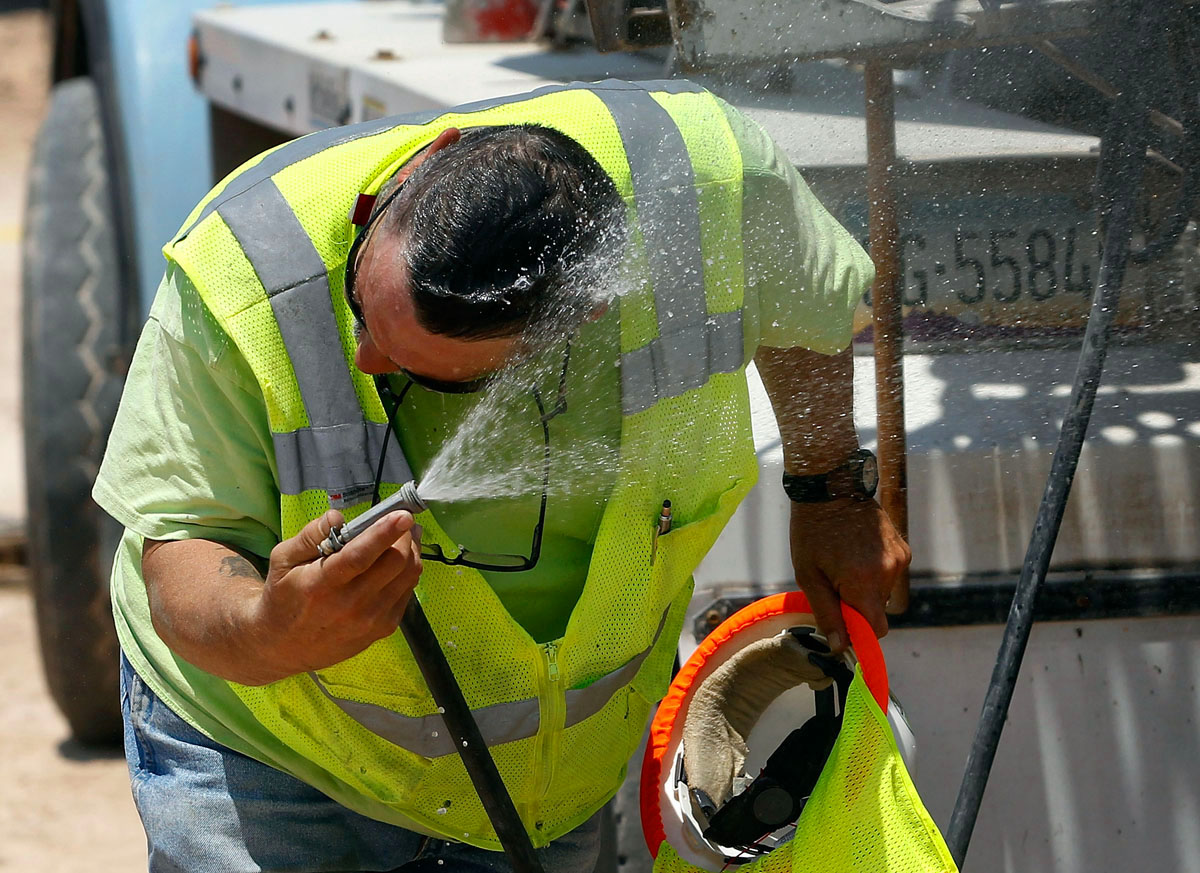 Rendkívüli a hőség tombol az USA-ban - fotók