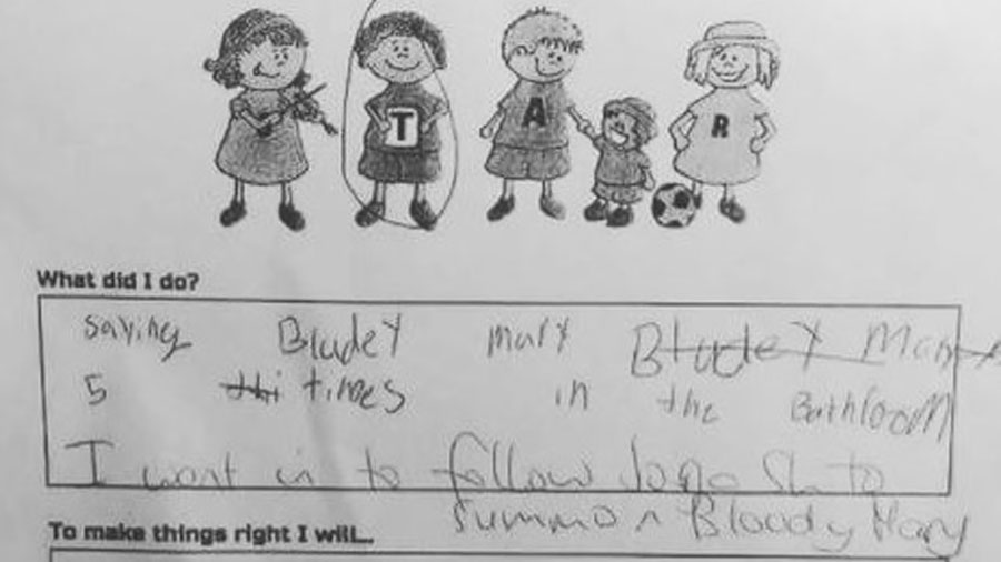 Szellemidézés miatt büntették meg az iskolában a nyolcéves kislányt