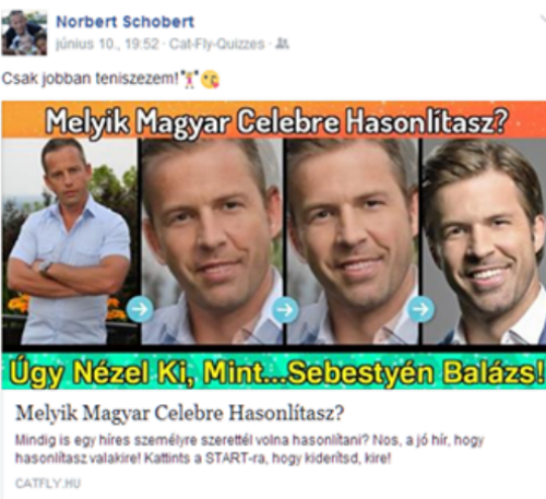 Schobert Norbi Sebestyén Balázs ikertestvéreként is eladható lenne?