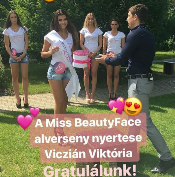 Miss Beauty Face alversenyen is első lett Viczián Viktória, aki a nézők kedvenc indulója volt