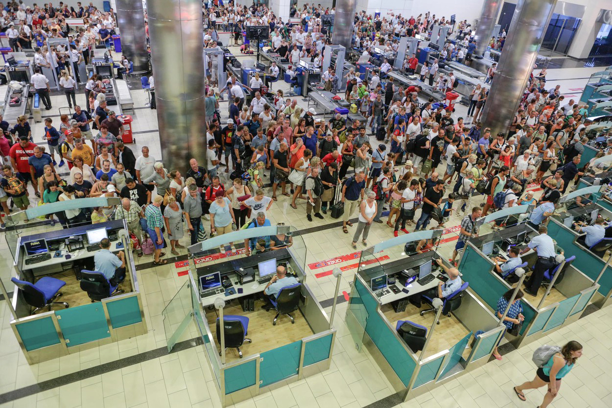 Az antalyai repülőtér (Fotó: Profimedia)