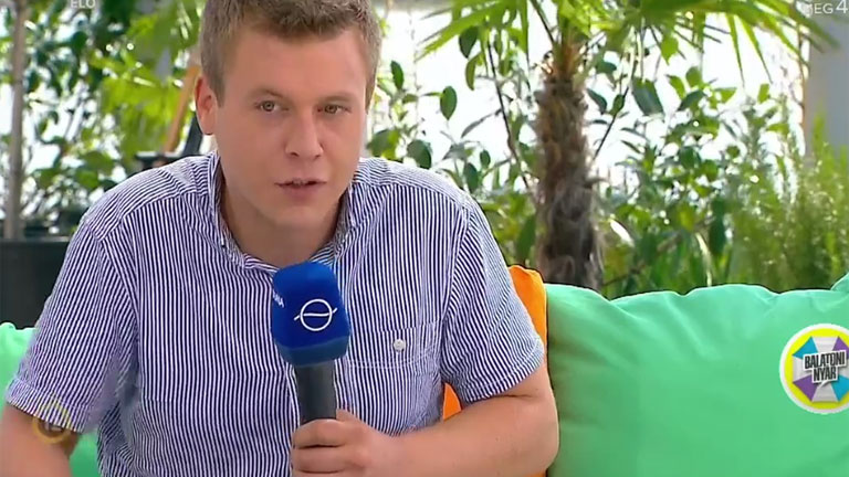 Bencze Péter a Balatoni Nyárban magyarázkodott