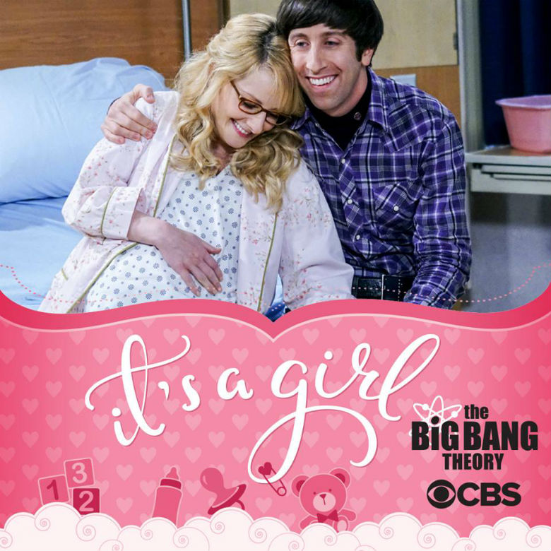 Bernadette és Howard kislánya a sorozat első babája