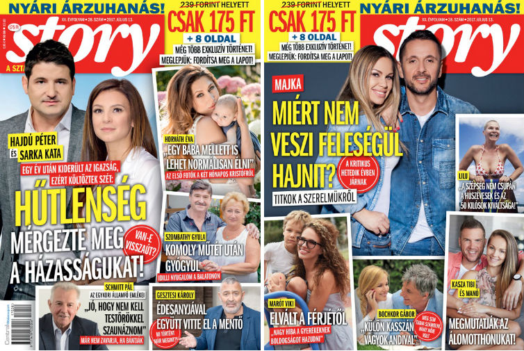 A Story dupla címlappal jelent meg