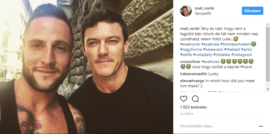 Micsoda meglepetés: a konditeremnél futottak össze