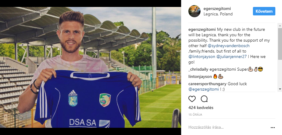 Tamás nemsokára Legnicába költözik