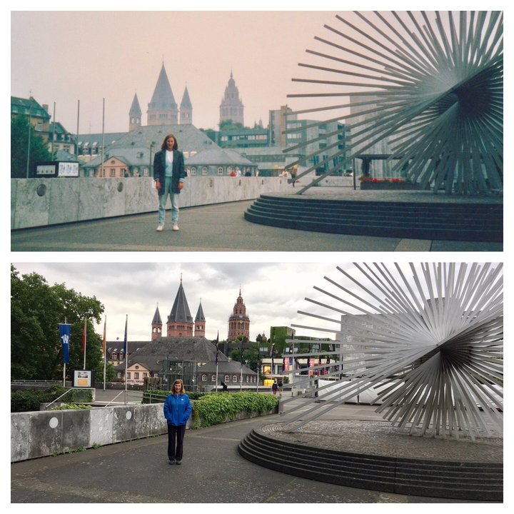 30 évvel később alkotta újra régi, cserediákként készített fotóit egy nő