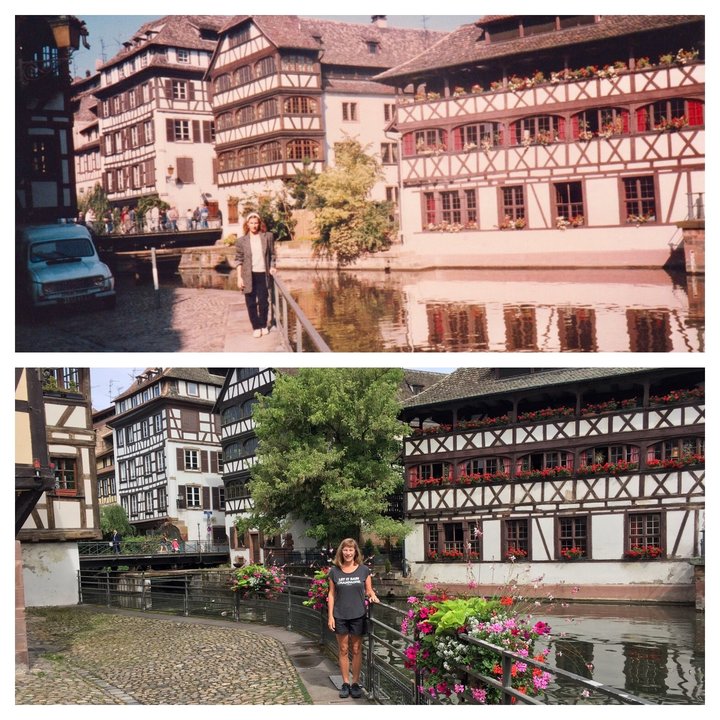 30 évvel később alkotta újra régi, cserediákként készített fotóit egy nő