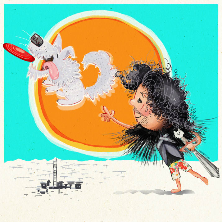 Cuki Trónok harcás rajzokkal lepte meg kislányát egy apuka