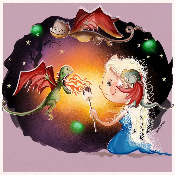 Cuki Trónok harcás rajzokkal lepte meg kislányát egy apuka