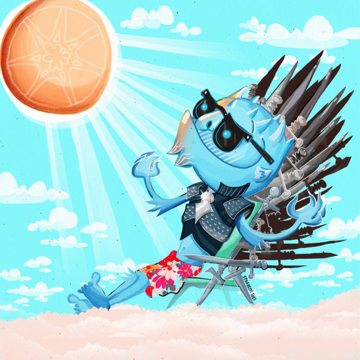 Cuki Trónok harcás rajzokkal lepte meg kislányát egy apuka