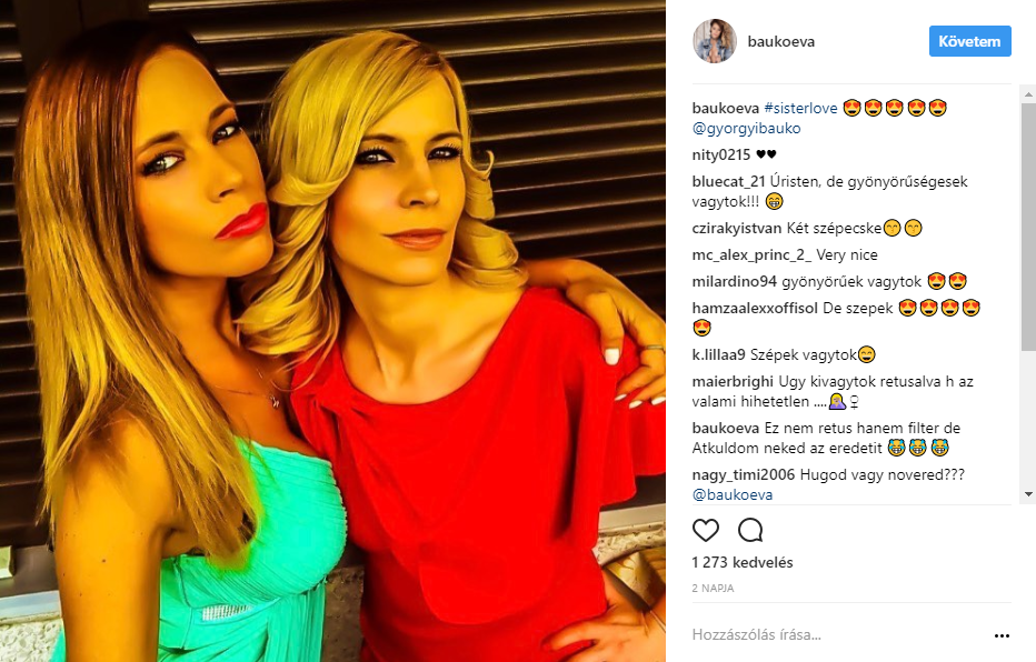 Baukó Éva húga éppoly gyönyörű, mint a nővére Baukó Éva húga éppoly gyönyörű, mint a nővére
