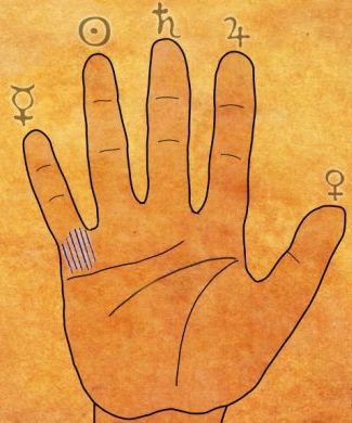 Az apró vonalkák a gyógyítói képességre utalnak