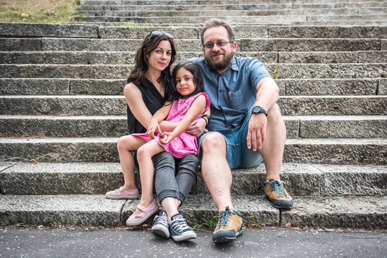 Zsófi, Tibor és Adri