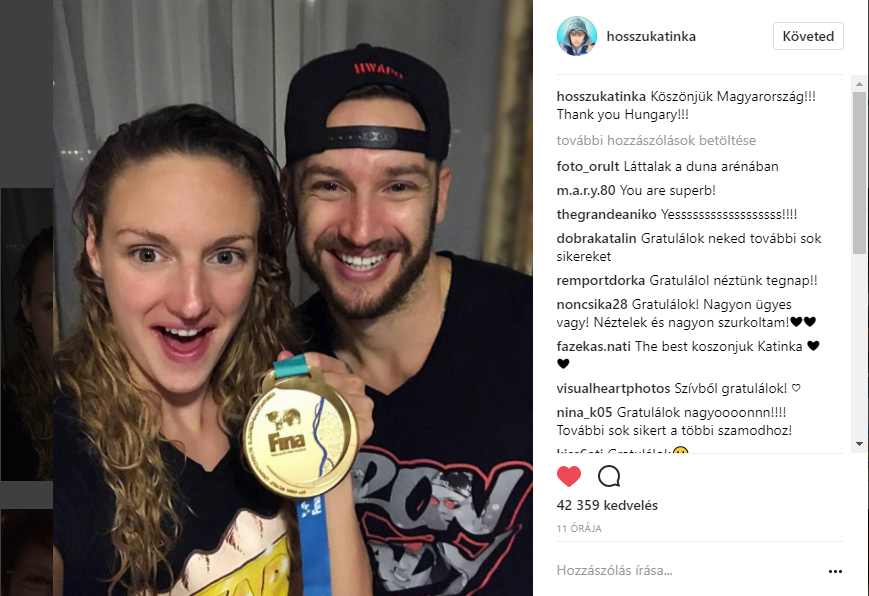 Hosszú Katinka másodszor is megvédte világbajnoki címét