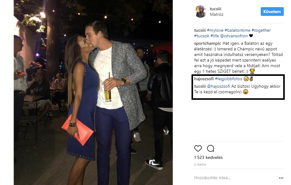 Tücsi külföldre költözik hokis szerelmével? Tücsi külföldre költözik hokis szerelmével?