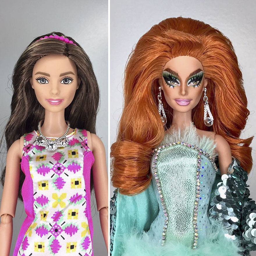 Így néznének ki a Barbie babák drag queenekként