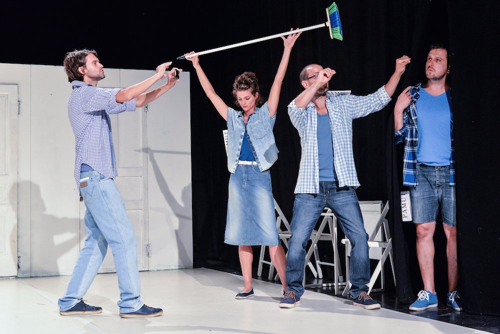 Czukor Balázs, Jordán Adél, Máthé Zsolt és Mészáros Béla (fotó: MTI / Kallos Bea)