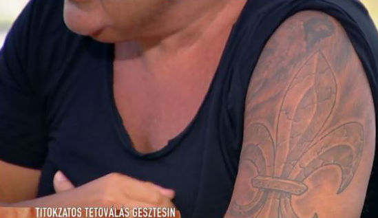 Gesztesi Károly két éven át rejtegette a tetoválását