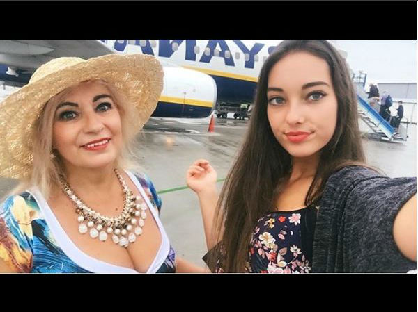 Kiszel Tünde és lánya, Donatella