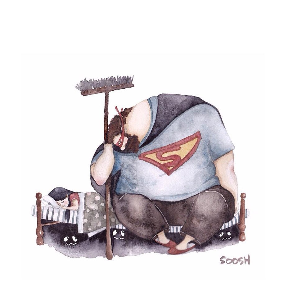 Megható illusztrációk az apa-lánya kötelékről