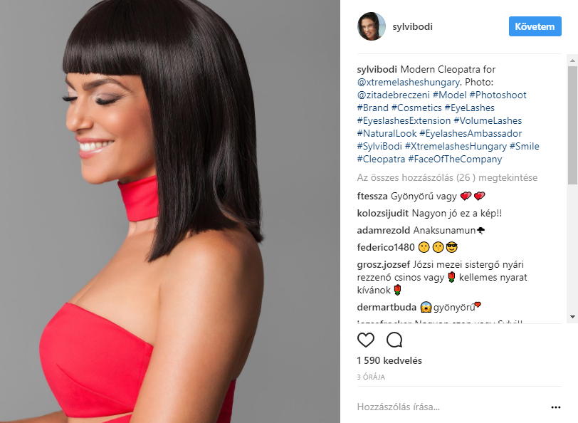 Bódi Sylvi új frizurája mindenkit elvarázsolt Bódi Sylvi új frizurája mindenkit elvarázsolt