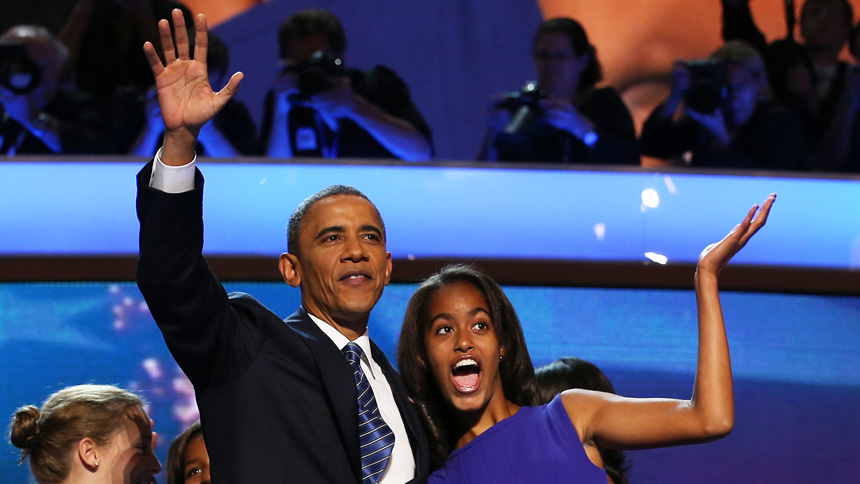 Barack és Malia Obama 2012-ben (Fotó: Getty Images)