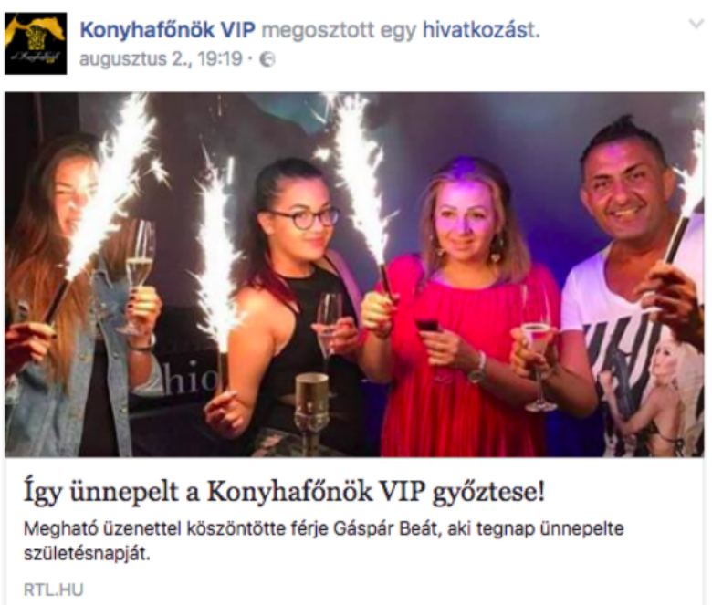 Gáspár Bea győzelmének Győzike és a lányaik is nagyon örültek