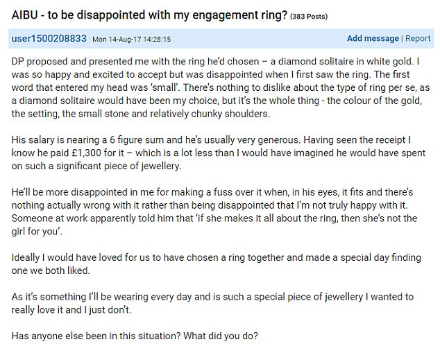 Olcsó eljegyzési gyűrűje miatt panaszkodott – össztűz zúdult a hálátlan menyasszonyra 