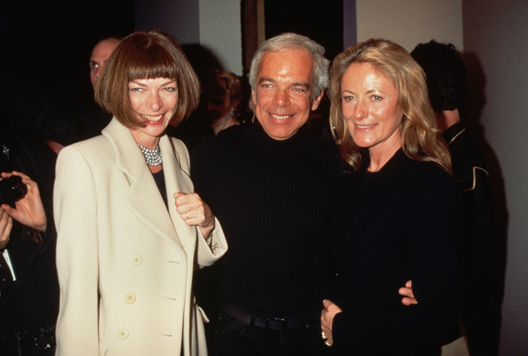 Anna Wintour, Ralph és Ricky Lauren (Fotó: Getty Images)
