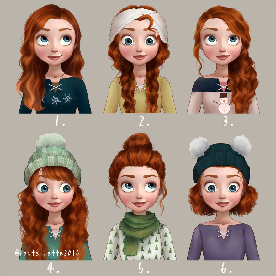 Így festenek a Disney-hercegnők a Pinterest legmenőbb frizuráival Így festenek a Disney-hercegnők a Pinterest legmenőbb frizuráival