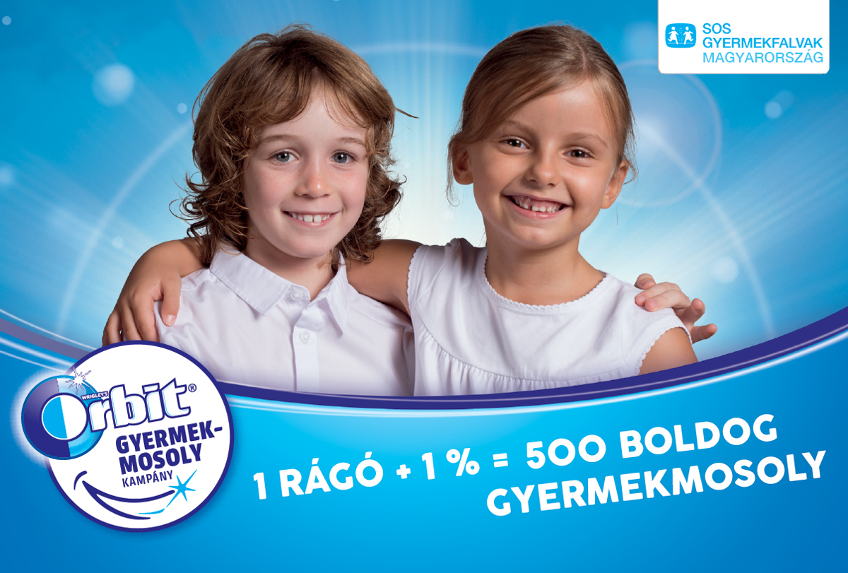 2 hónap + több mint 12 millió megvásárolt rágó = 11 913 070 forint az SOS Gyermekfalvaknak