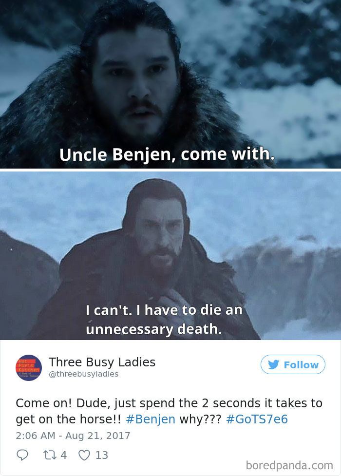 Beindult a mémgyár az eheti Trónok harca után Beindult a mémgyár az eheti Trónok harca után