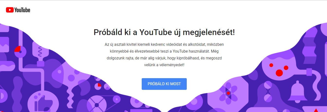 Ráncfelvarrást kapott a Youtube Ráncfelvarrást kapott a Youtube
