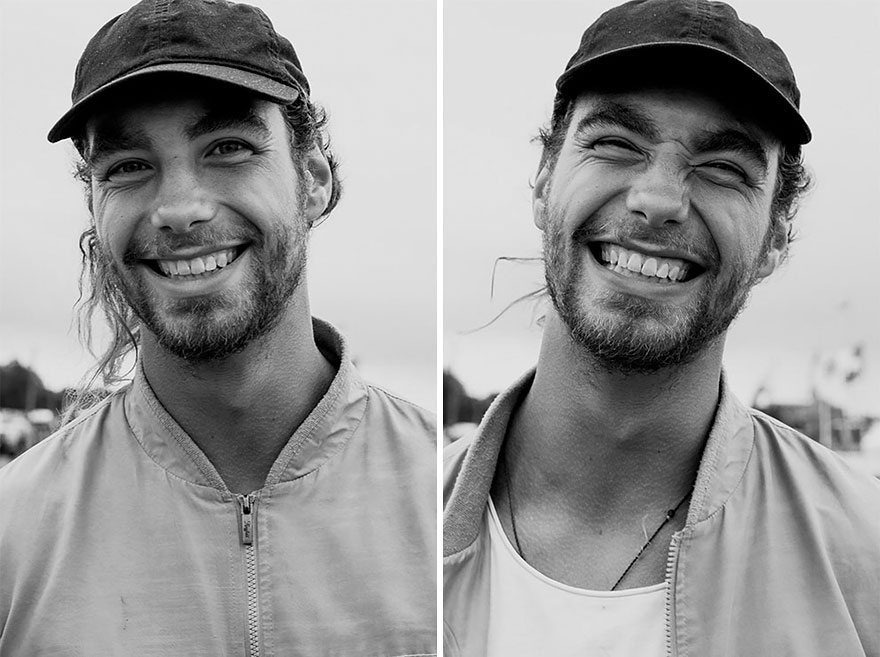 Így néznek ki az emberek egy csók előtt és csók után