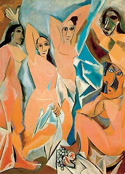 Picasso: Avignoni kisasszonyok (1907)