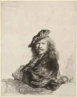 Rembrandt: Önarckép,  1639