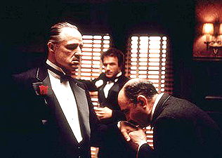 Marlon Brando Don Corleone szerepében