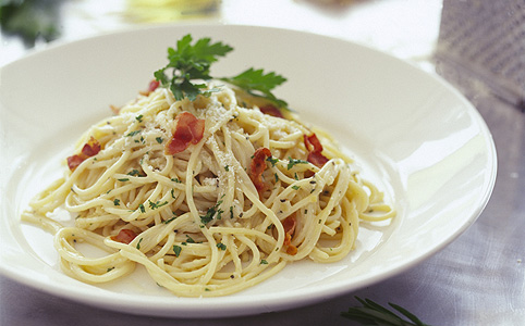 A mennyei olasz vacsi - janival a konyhában - Spagetti Alfredo