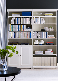 Könyvespolc - Liatorp sorozat (59.900 + 73.900 Ft, IKEA)
