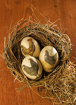 Kreatív tojásdíszítés - antik és csipkés tojáscsodák